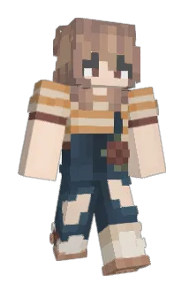 OrangeyBug Minecraft avatar full body