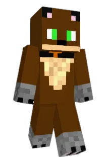 Oranwolf Minecraft avatar full body
