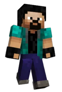 Ordenator Minecraft avatar full body
