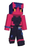 Oshimizy Minecraft avatar full body