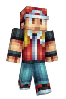 OtterBott Minecraft avatar full body
