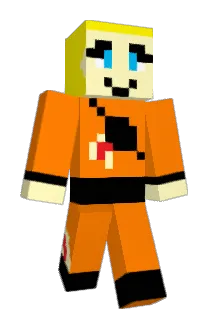 Oturan Minecraft avatar full body