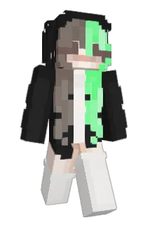 Oursonoir Minecraft avatar full body