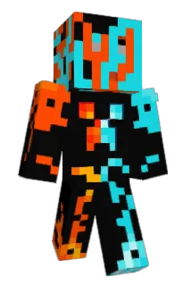 Outfront Minecraft avatar full body