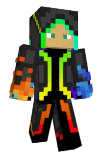 OverIridescent Minecraft avatar full body