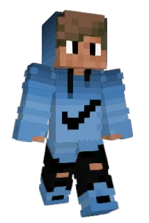 Overexaggerated Minecraft avatar full body
