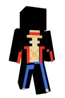 Overly Minecraft avatar full body