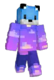 OverpoweredFox Minecraft avatar full body