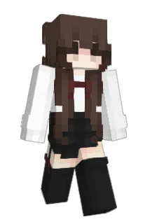 P0WLINA Minecraft avatar full body