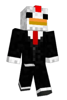 P0werch1cken Minecraft avatar full body