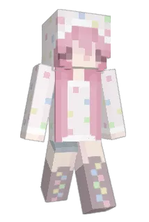 P1NKZ0MBIEZ Minecraft avatar full body