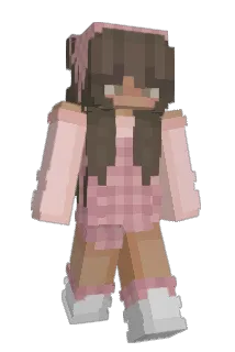 P1nkLady Minecraft avatar full body