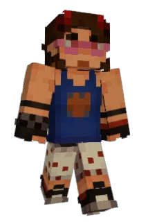 PARTYGAZOLINE Minecraft avatar full body