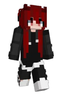 PCQgal Minecraft avatar full body