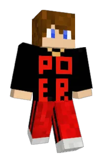 POEROSO Minecraft avatar full body