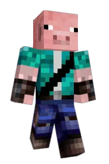 PORKCASSO Minecraft avatar full body