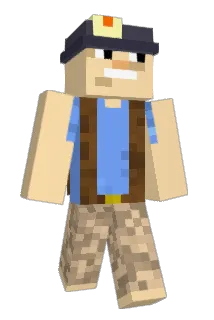 PVPSkittles Minecraft avatar full body