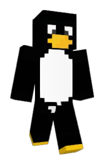 PacBSD Minecraft avatar full body