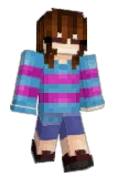 PaciFrisk Minecraft avatar full body
