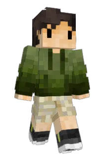 Paiful Minecraft avatar full body