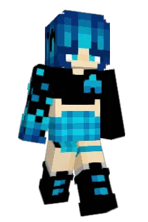 Palarisblue Minecraft avatar full body