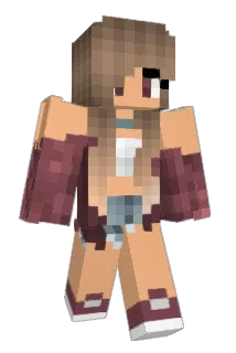 PamiPeach Minecraft avatar full body
