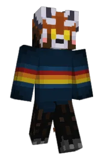 PandaClowns Minecraft avatar full body