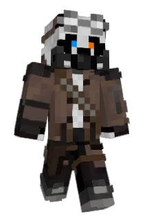 PandaFartRau Minecraft avatar full body
