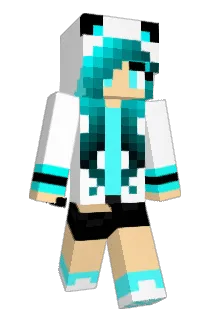 PandaGirl8HD Minecraft avatar full body