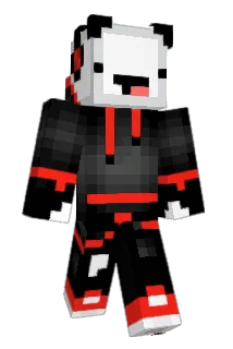 PandaMelee Minecraft avatar full body