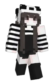 PandaNerd9 Minecraft avatar full body