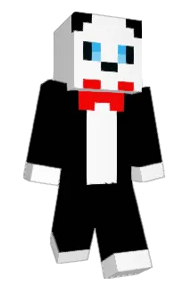 PandaPegger Minecraft avatar full body