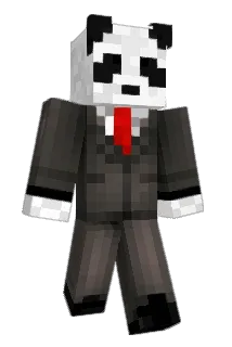 PandaPman Minecraft avatar full body