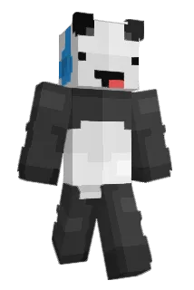PandaPoper Minecraft avatar full body