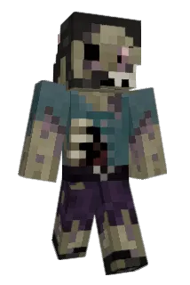PandaX7 Minecraft avatar full body