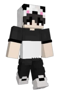 Panda_Quadrado Minecraft avatar full body