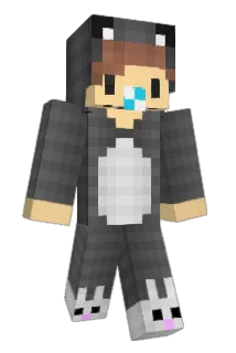 Pandaber Minecraft avatar full body