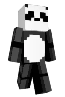 Pandaheimer Minecraft avatar full body