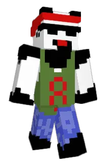Pandali8 Minecraft avatar full body