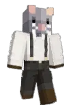 Pandarat Minecraft avatar full body