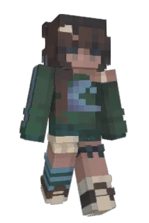 Pandas00 Minecraft avatar full body