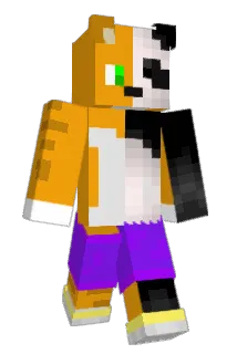 Pandatool Minecraft avatar full body