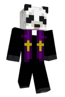 PangoroPanda Minecraft avatar full body