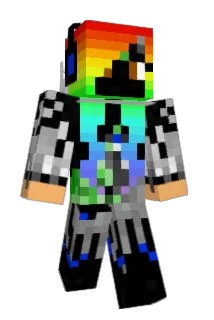 Paniczny Minecraft avatar full body
