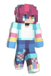 PansexualPride Minecraft avatar full body