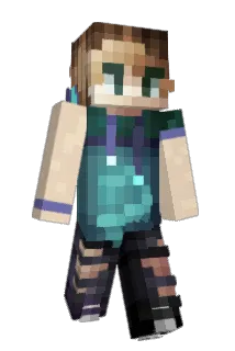 Pantofola Minecraft avatar full body