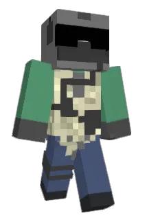 PapaServo Minecraft avatar full body