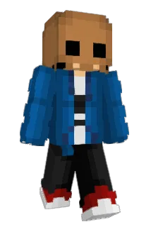 PaperBagGuy Minecraft avatar full body