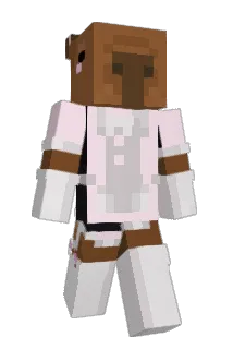 PaperFighter Minecraft avatar full body