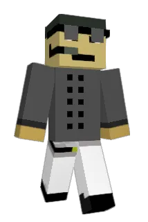 Papimaterial Minecraft avatar full body